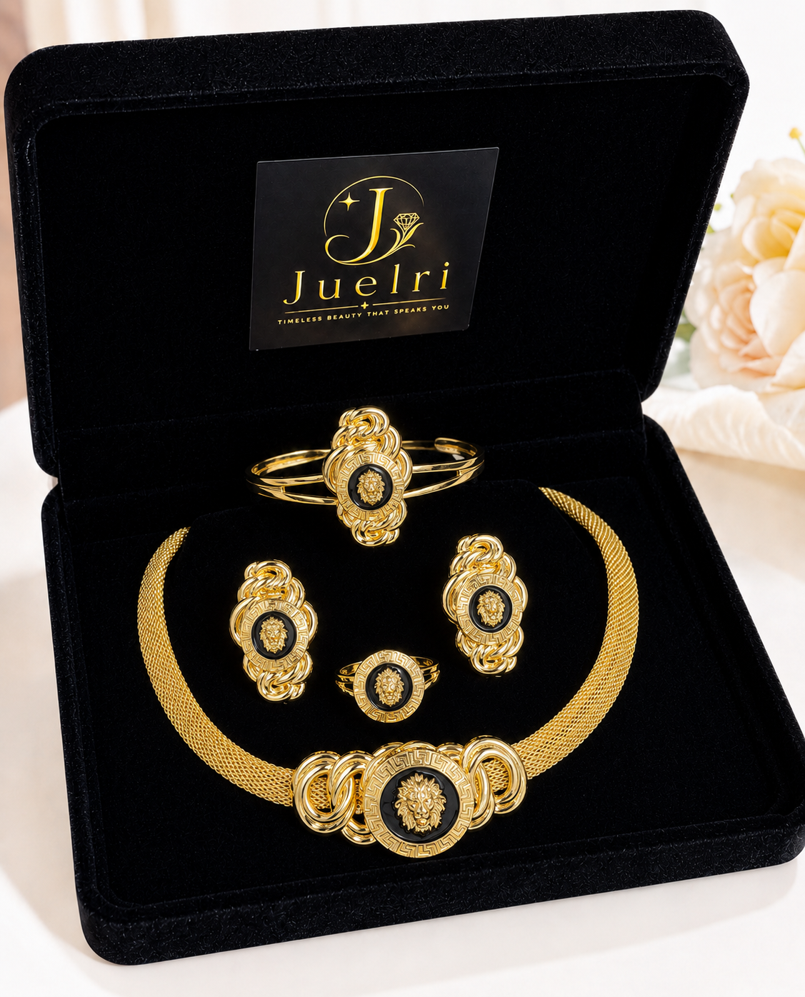 14K Gold-Plated Jewelry Set – Style JLRS0143