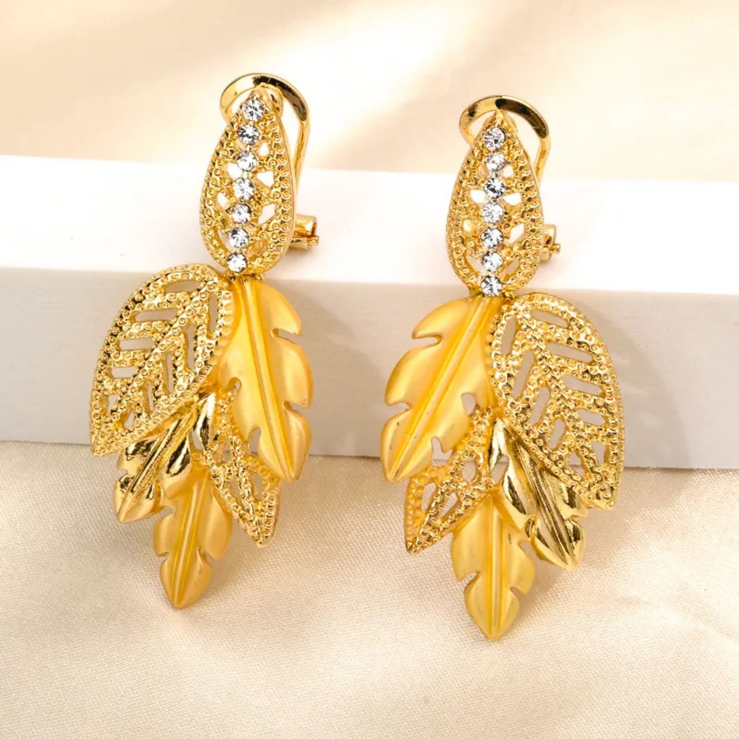 18K Gold Plated Jewelry Set Style JLRS0243