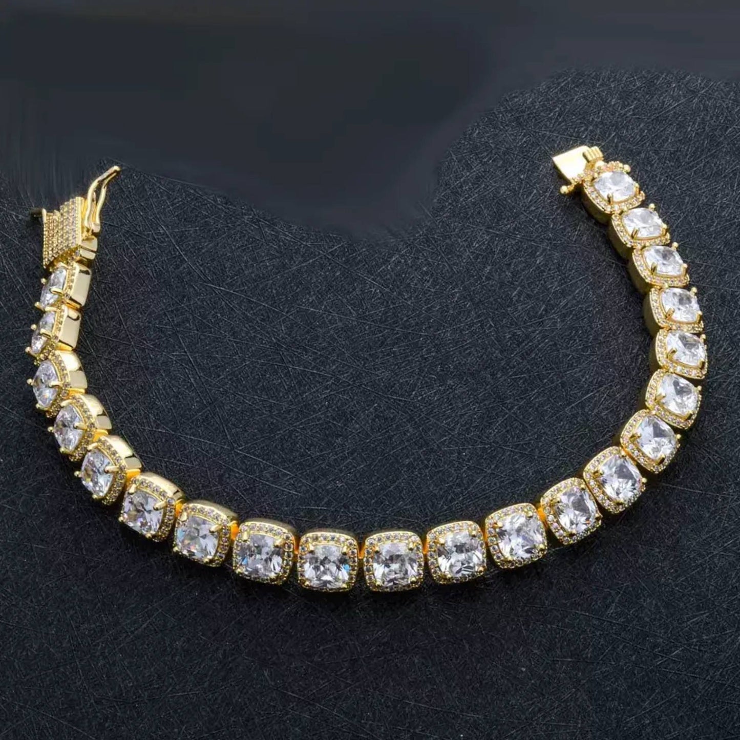 Tennis Bracelet 18K Gold Plated With Zircon