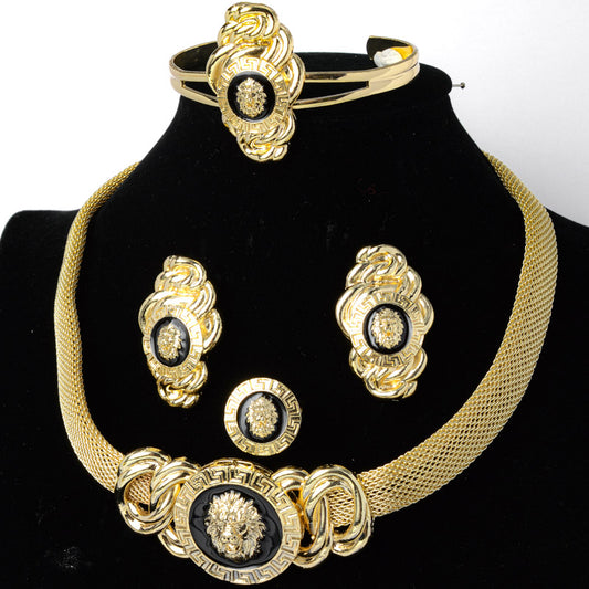 Luxury 18K Gold Plated Jewelry Sets, Style F4USO143