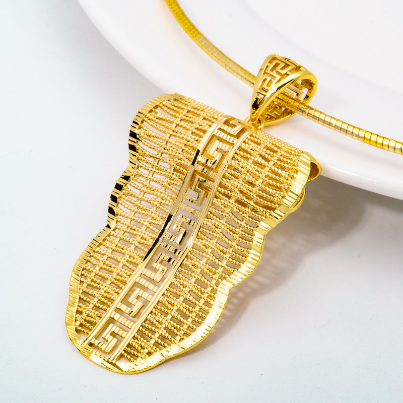 18K Gold plated Brazilian Style Jewelry Sets Style JLRA0148