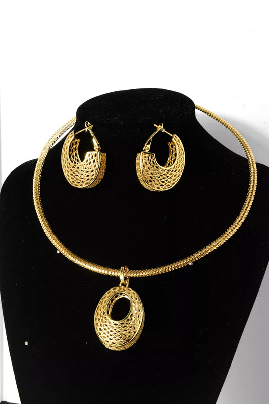 18K Gold Plated Jewelry Sets Style JLRA0124