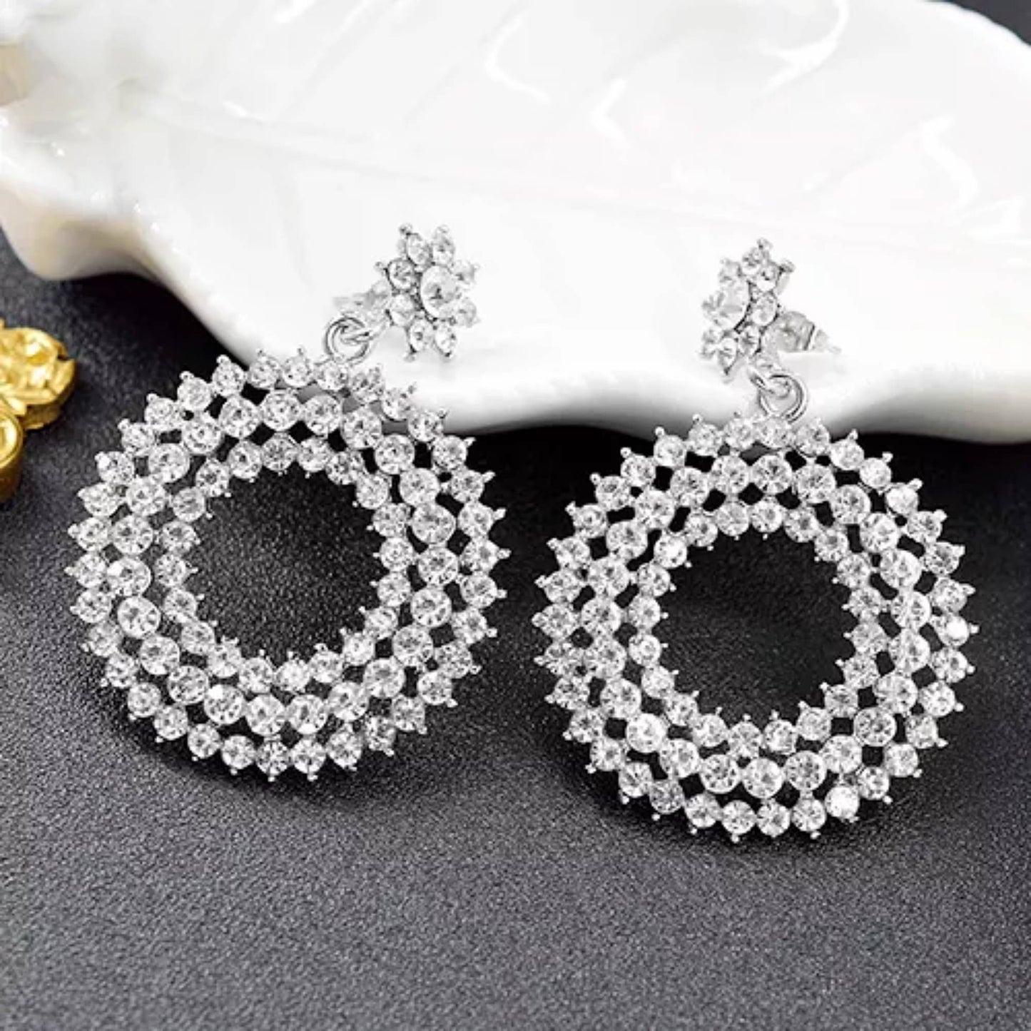 18K Gold Plated Hight Fashion Earring Style F4USYE8015