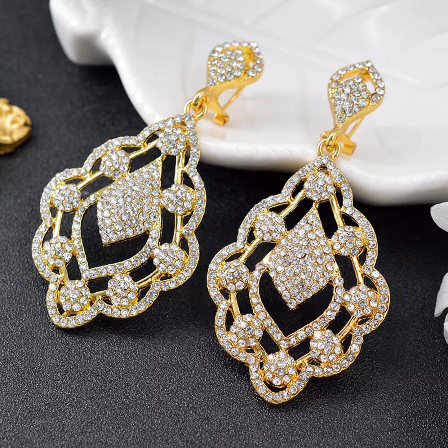 18K Gold Plated Hight Fashion Earring Style F4USYE8005