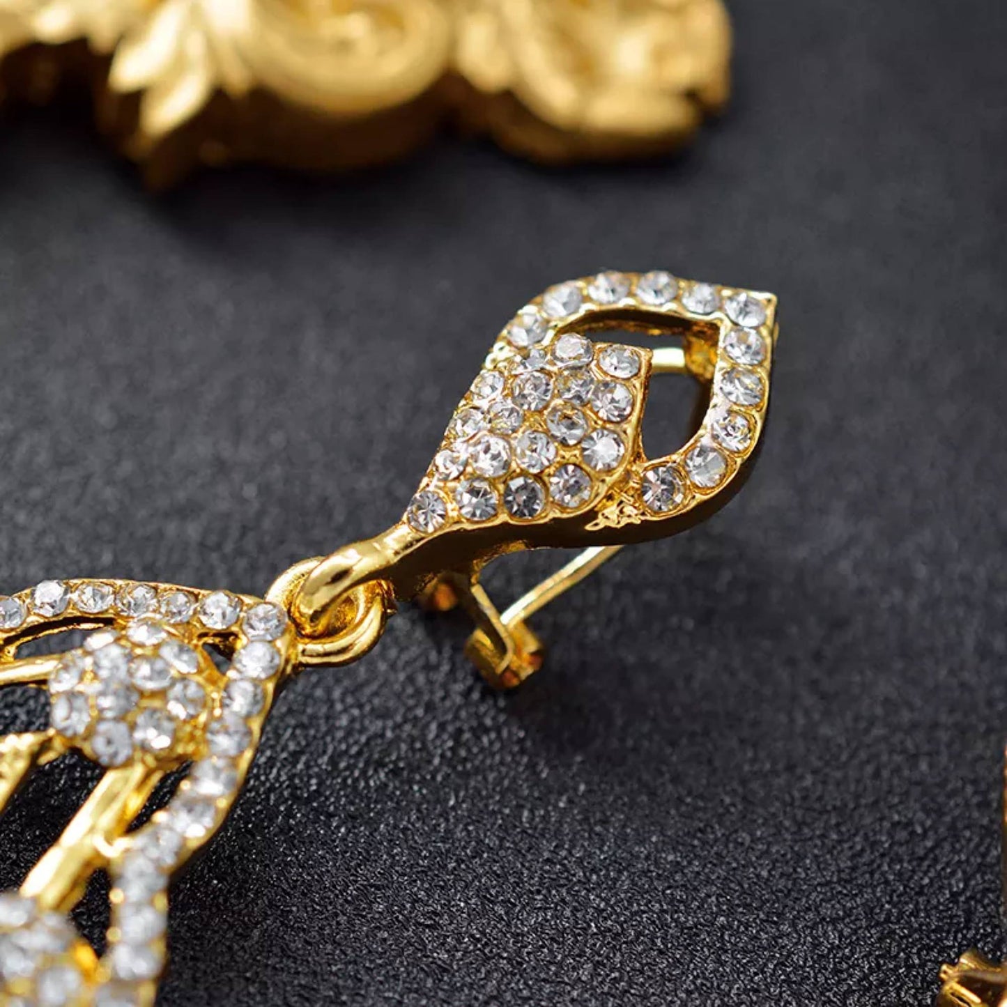 18K Gold Plated Hight Fashion Earring Style F4USYE8005