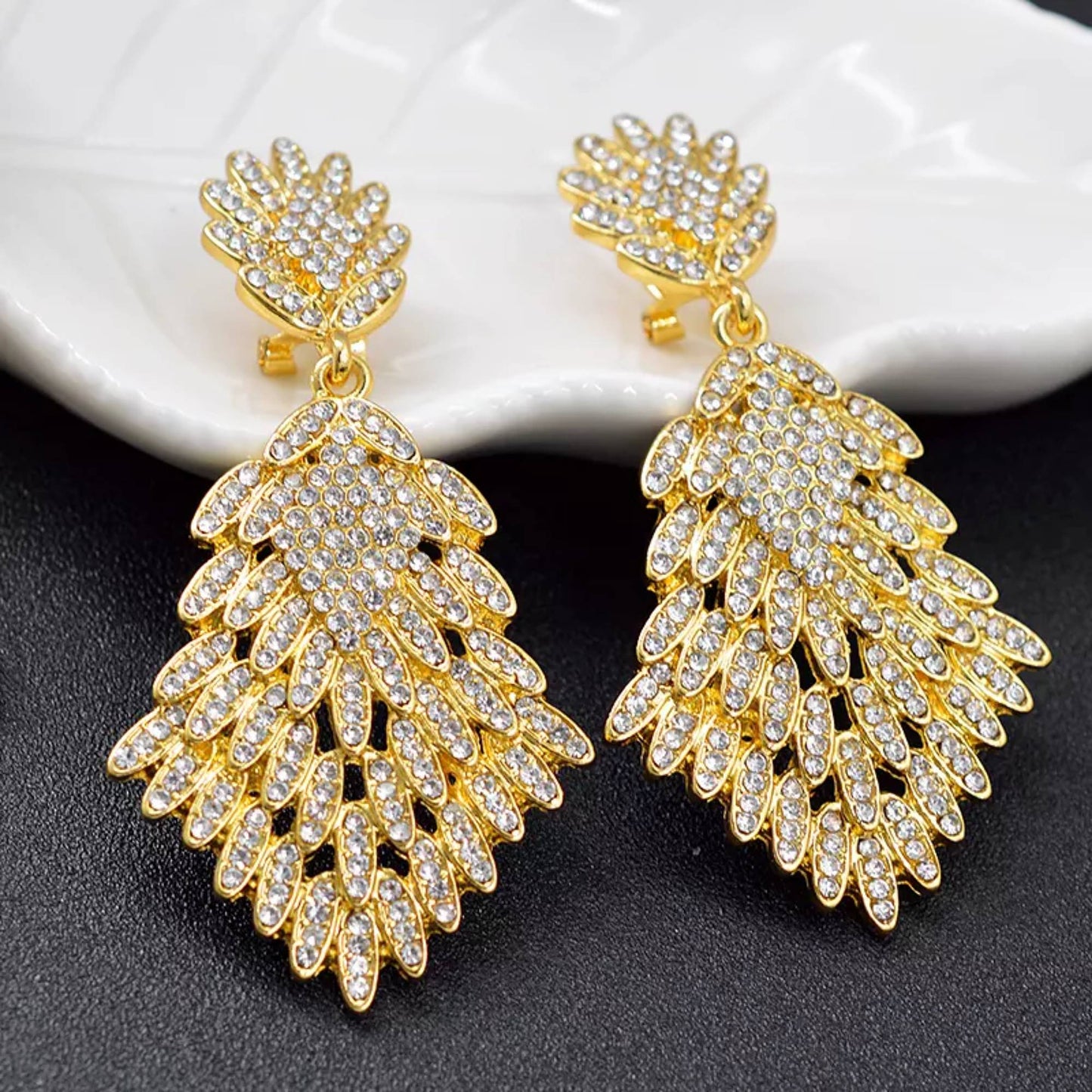 18K Gold Plated Hight Fashion Earring Style F4USYE8007
