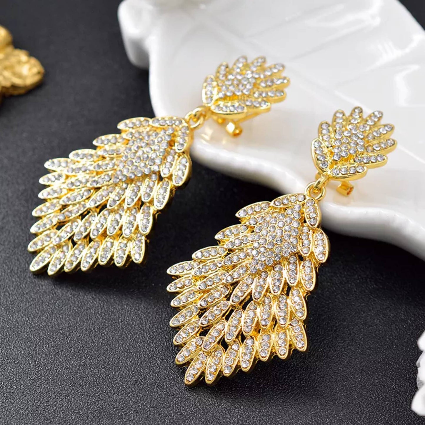 18K Gold Plated Hight Fashion Earring Style F4USYE8007