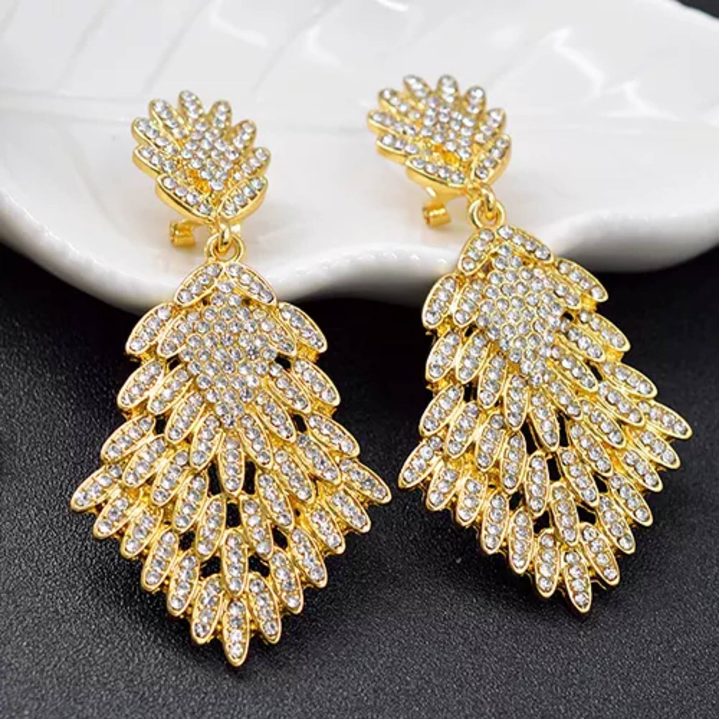 18K Gold Plated Hight Fashion Earring Style F4USYE8007
