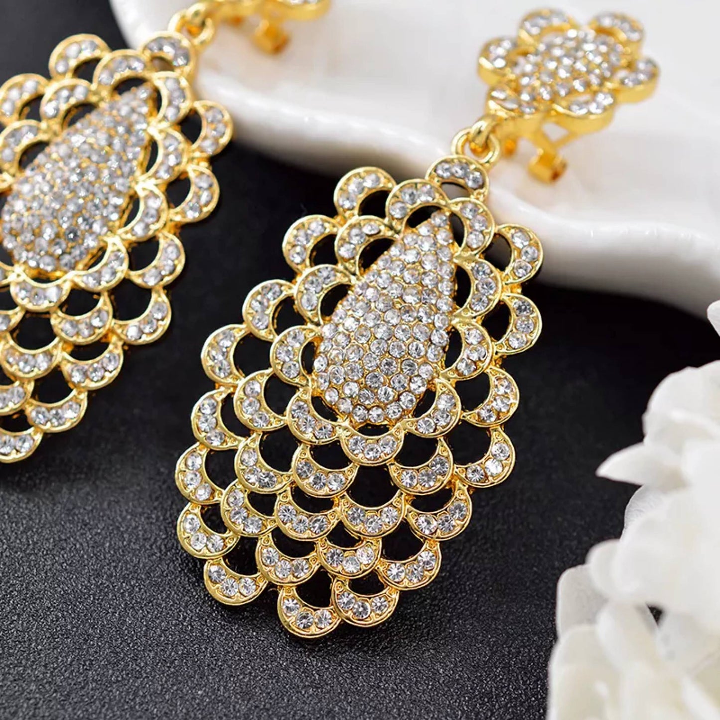 18K Gold Plated Hight Fashion Earring Style F4USYE8008