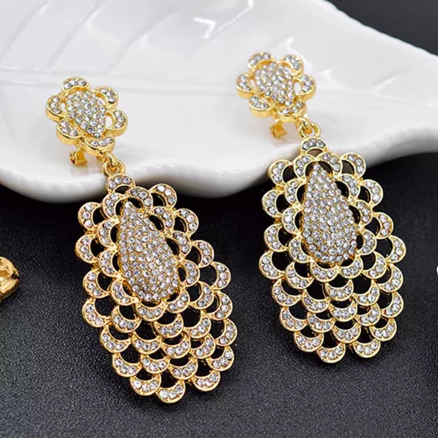 18K Gold Plated Hight Fashion Earring Style F4USYE8008