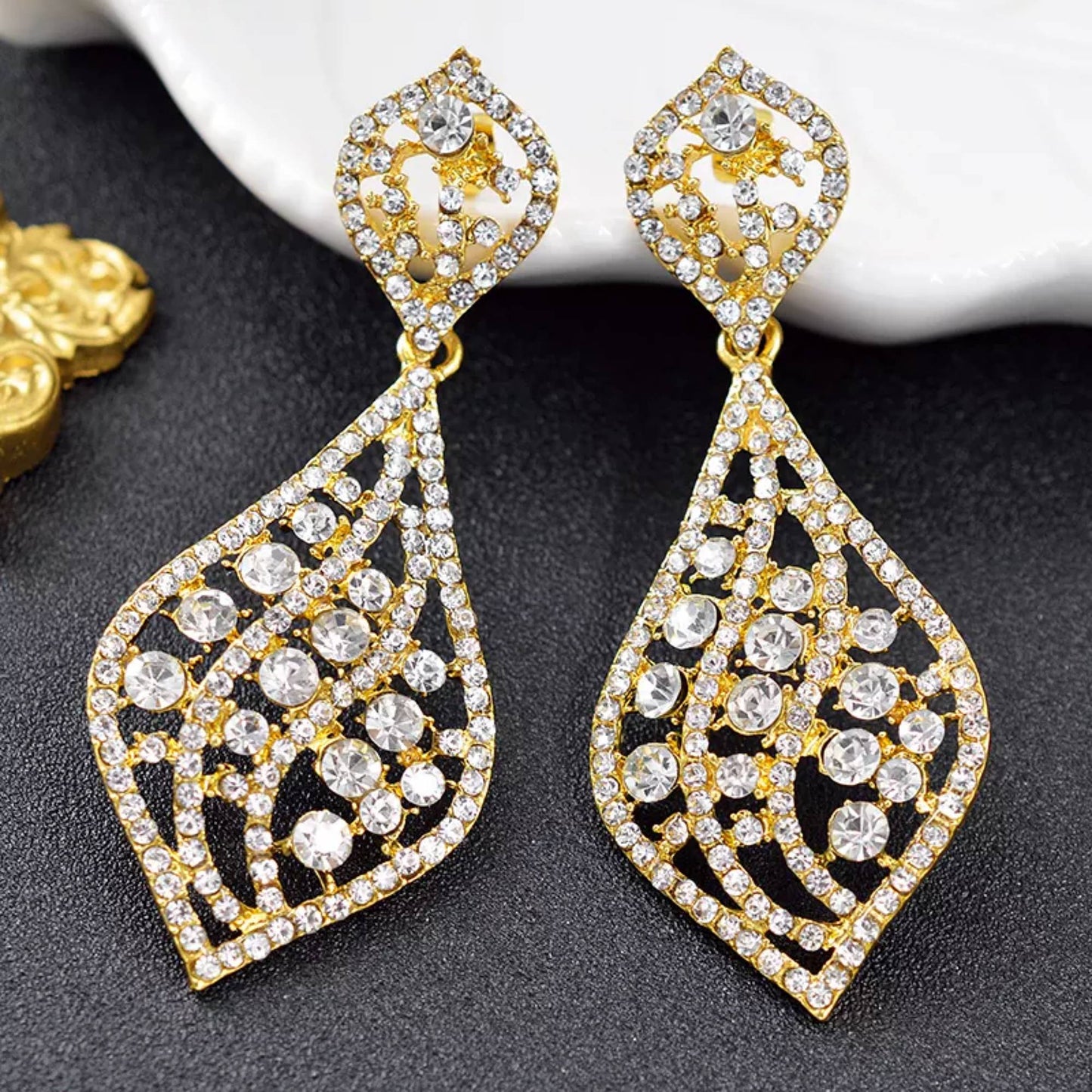 18K Gold Plated Hight Fashion Earring Style F4USYE8019