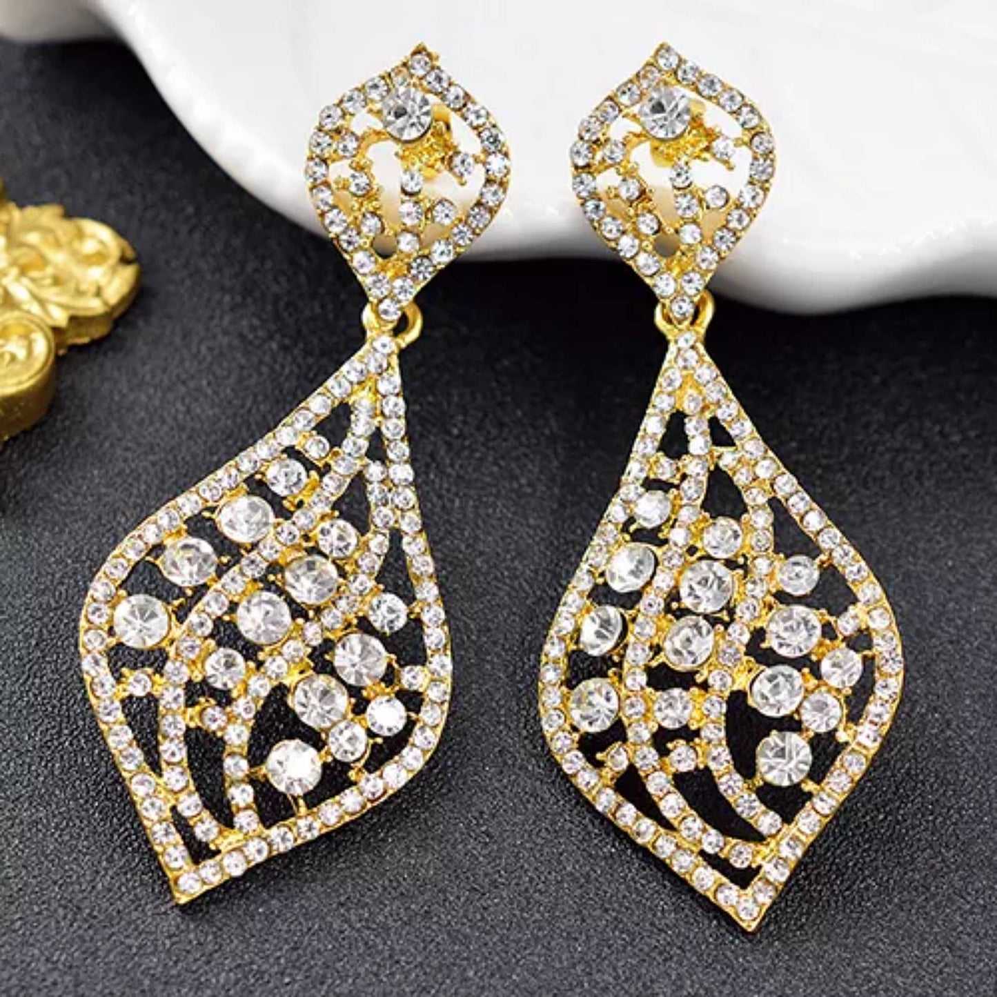18K Gold Plated Hight Fashion Earring Style F4USYE8019