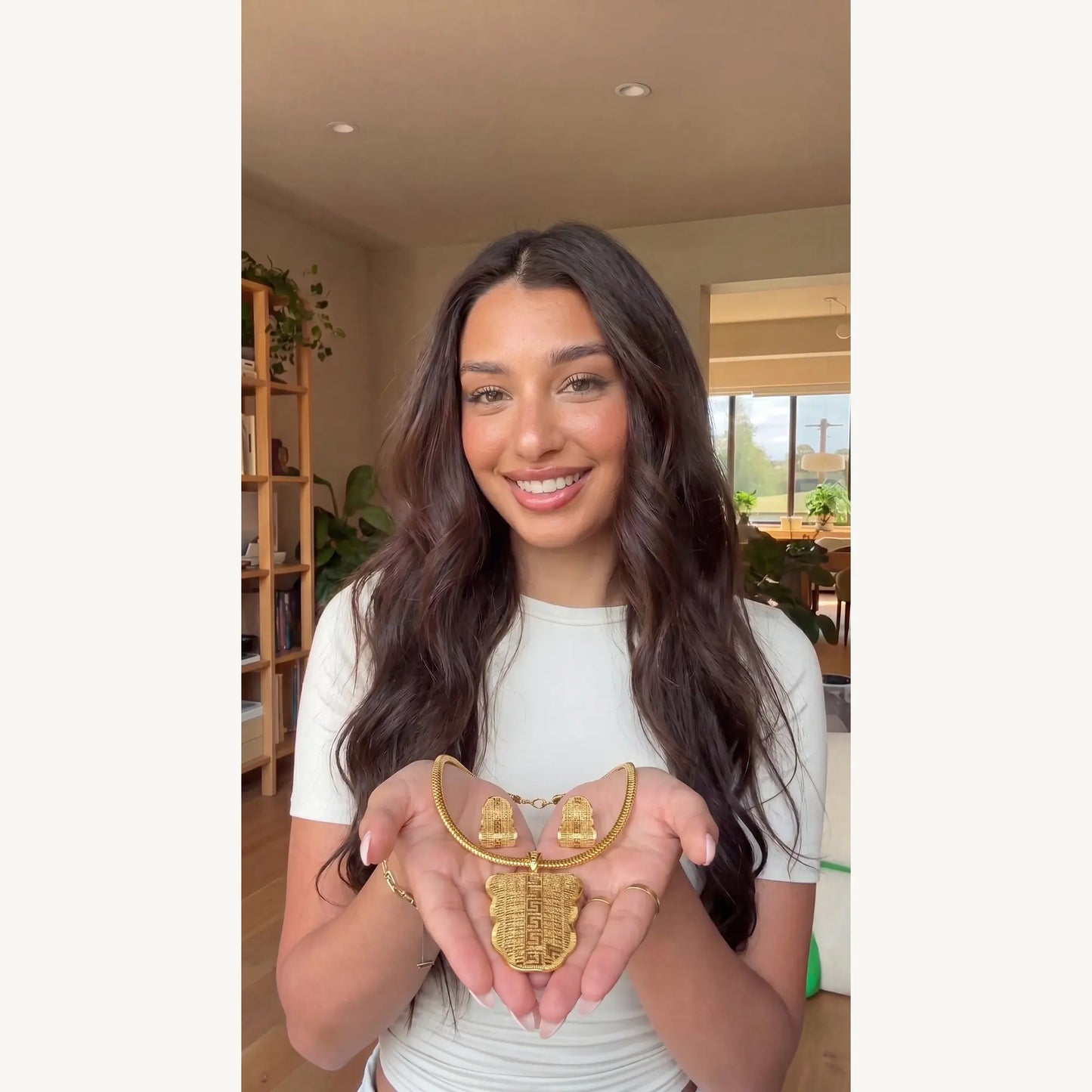 JLRA0148 gold-plated jewelry set – product view 7