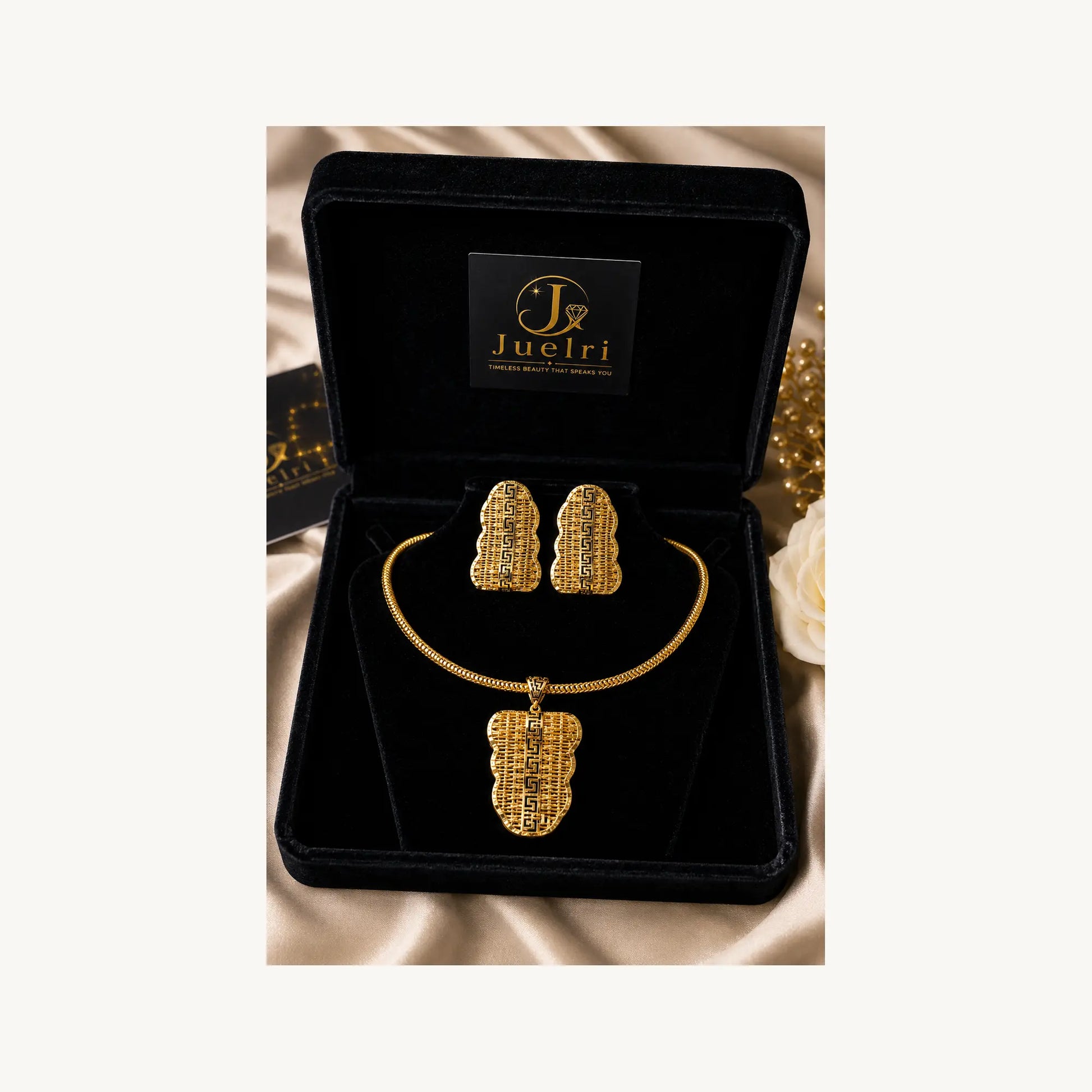 JLRA0148 gold-plated jewelry set – product view 8