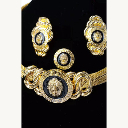 JLRSO143 gold-plated jewelry set – product view 2