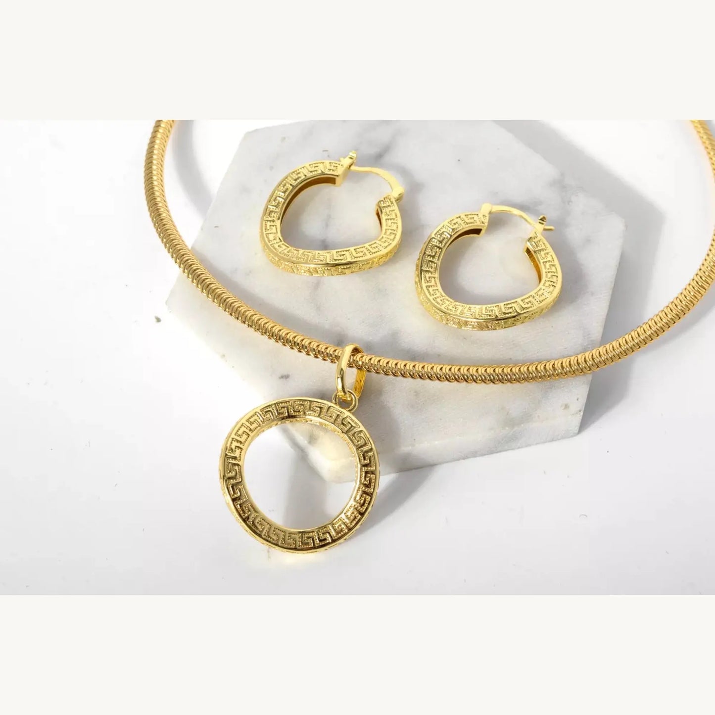 JLRZEA0127 gold-plated jewelry set – product view 2