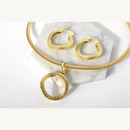 JLRZEA0127 gold-plated jewelry set – product view 2