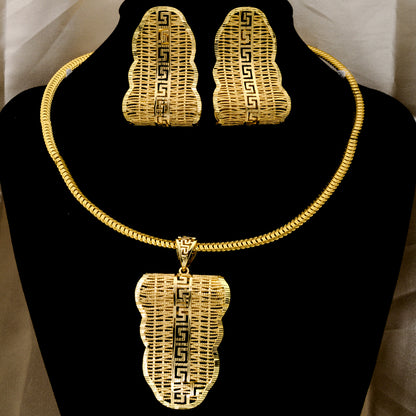 18K Gold plated Brazilian Style Jewelry Sets Style JLRA0148