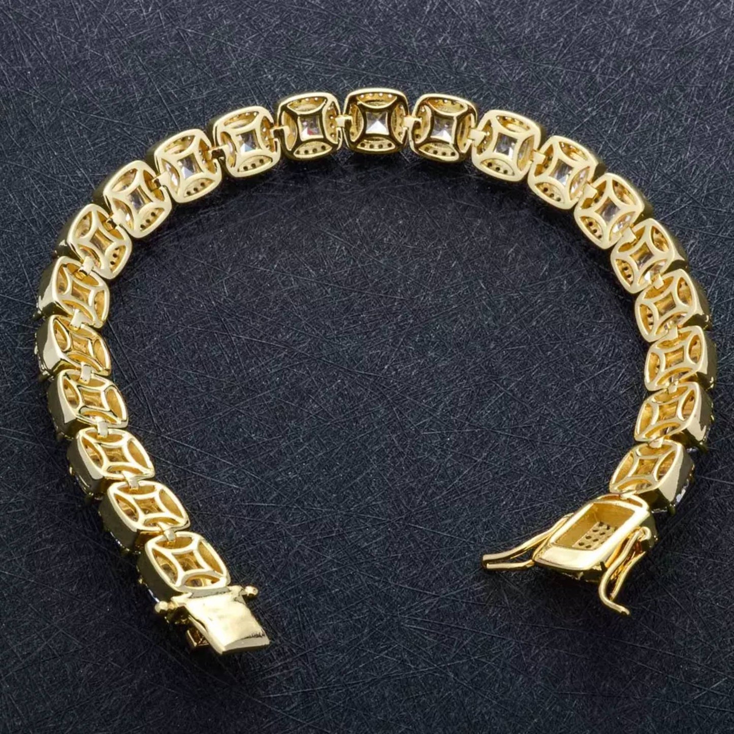 Tennis Bracelet 18K Gold Plated With Zircon