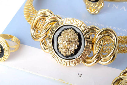 Luxury 18K Gold Plated Jewelry Sets, Style F4USO143