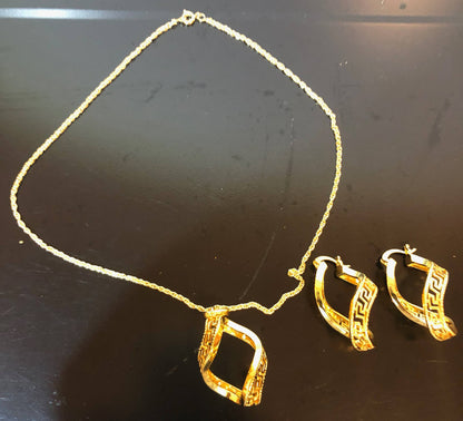 High Quality Luxury 18K Gold Plated Jewelry Sets Style F4UZEA0078