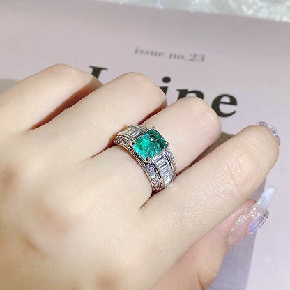 Classic 925 Sterling Silver Ring for Charm Lady Gemstones Female Finger Fine Jewelry Gift Wedding Rings Fashion Jewelry